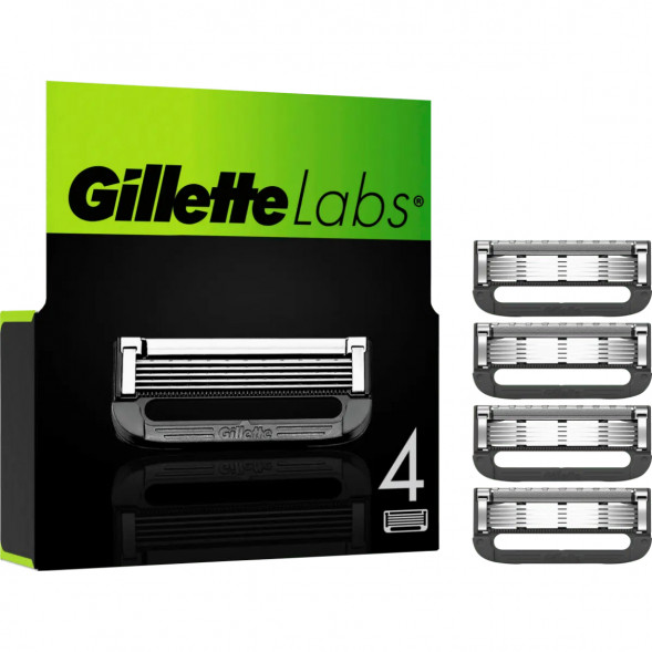 Лезвия для бритвы Gillette Labs, 4 шт. в Тамбове