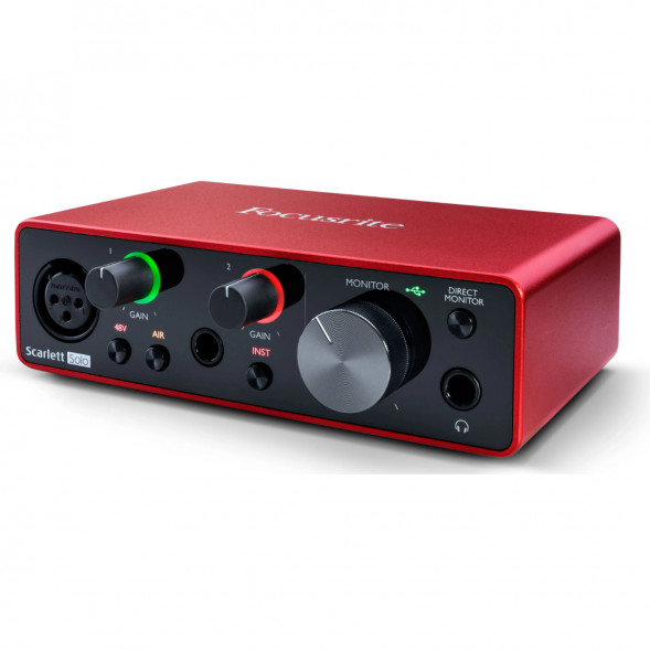 Внешняя звуковая карта FOCUSRITE Scarlett Solo 3rd Gen в Тамбове