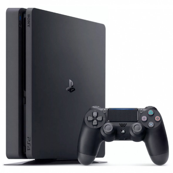 Игровая приставка Sony PlayStation 4 Slim 500 ГБ HDD, черный в Тамбове