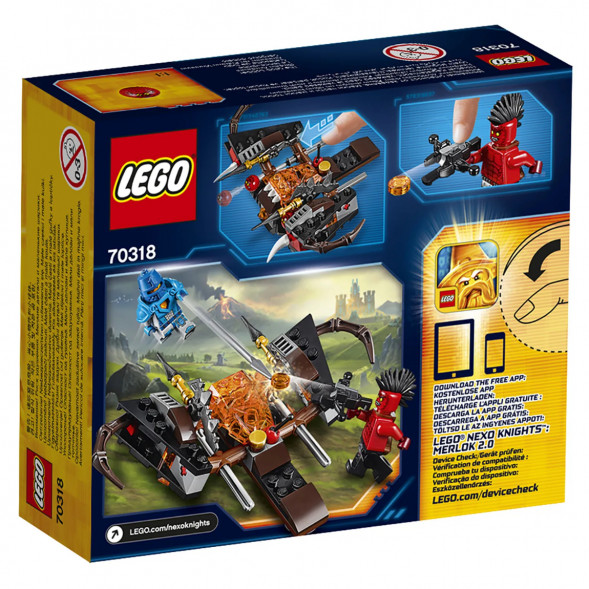 Конструктор LEGO Nexo Knights 70318 Шаровая ракета в Тамбове