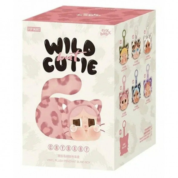 Коллекционная фигурка POP MART CRYBABY Wild But Cutie Series - Vinyl Plush Pendant Blind Box в Тамбове