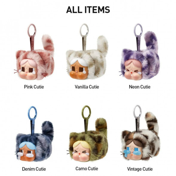 Коллекционная фигурка POP MART CRYBABY Wild But Cutie Series - Vinyl Plush Pendant Blind Box в Тамбове