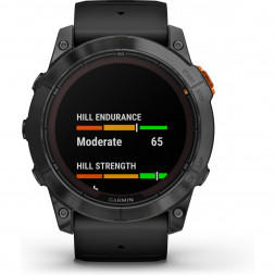 Умные часы Garmin Fenix 7X Solar серый с черным ремешком 010-02541-01