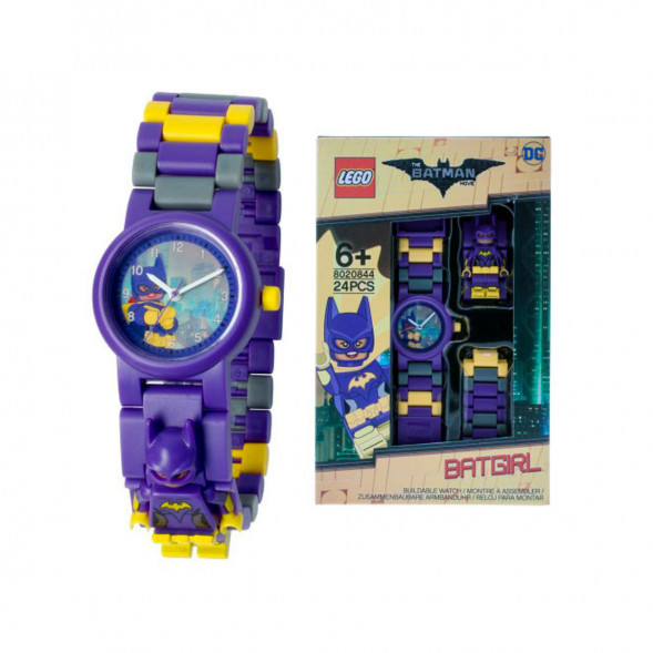 Часы LEGO Super Heroes 8020844 Batman Movie Бэтгерл с минифигуркой в Тамбове