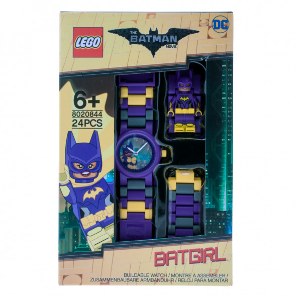 Часы LEGO Super Heroes 8020844 Batman Movie Бэтгерл с минифигуркой в Тамбове