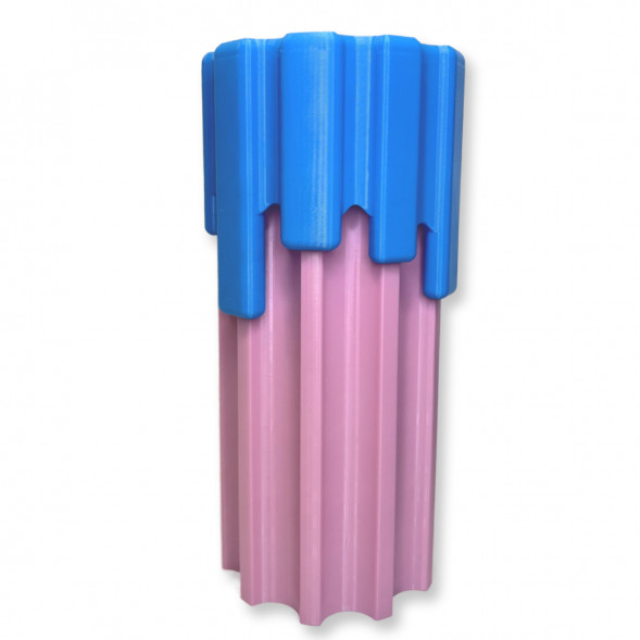 Ваза HatRom Drip, розовый - синий в Тамбове