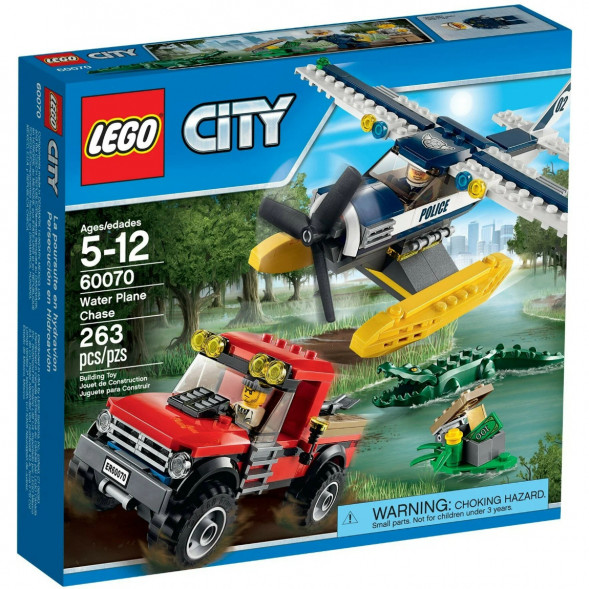 Конструктор LEGO City 60070 Погоня на полицейском гидроплане в Тамбове