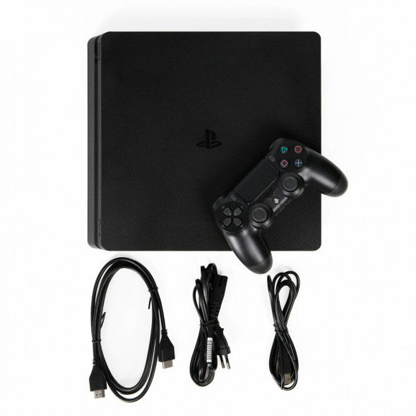 Игровая приставка Sony PlayStation 4 Slim 1TB black в Тамбове