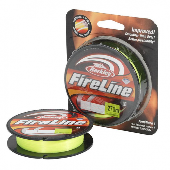 Леска Berkley FireLine 0,15mm 7,9kg 270m, Flame Green (зелёный неон) в Тамбове