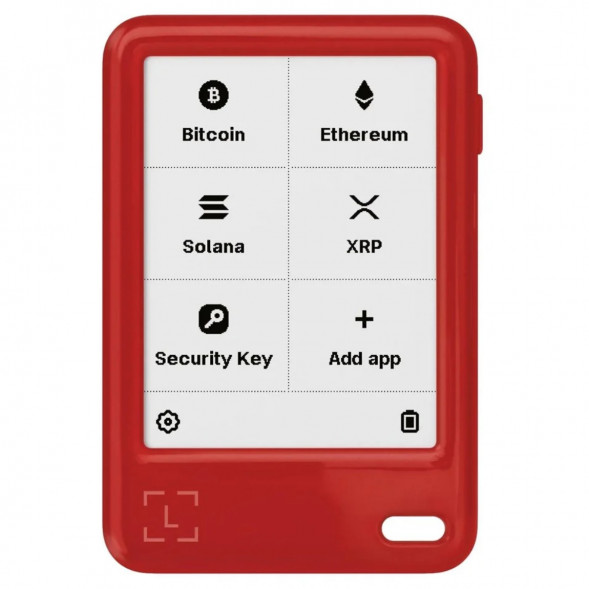 Комплект Криптокошелек Ledger Nano Gen5, красный + Декоративные бейджи (Set 2) в Тамбове