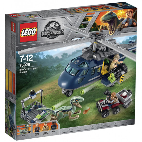 Конструктор LEGO Jurassic World 75928 Погоня за Блю на вертолёте  в Тамбове