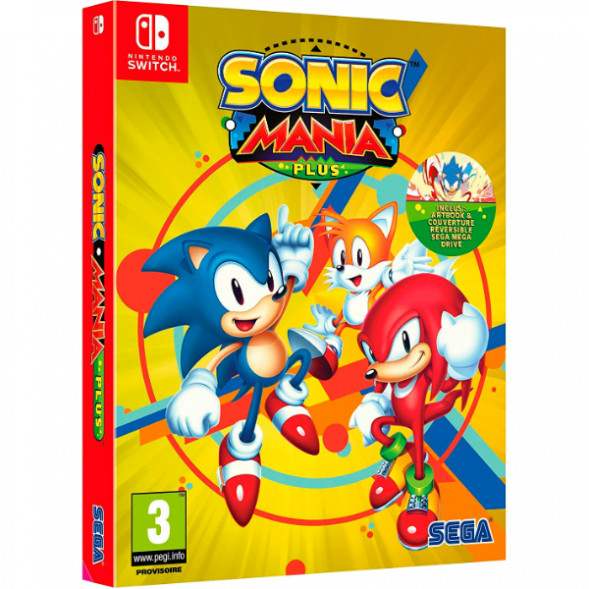 Sonic Mania Plus + Артбук (Nintendo Switch, Английская версия) в Тамбове