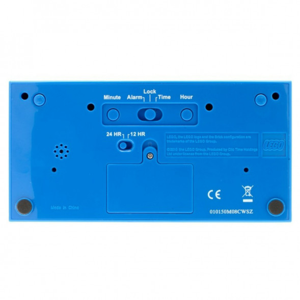 Будильник LEGO 9002151 Кирпичик, синий в Тамбове