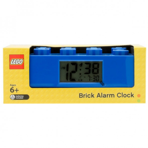 Будильник LEGO 9002151 Кирпичик, синий в Тамбове