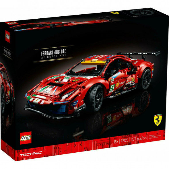 Конструктор LEGO Technic 42125 Ferrari 488 GTE &amp;quot;AF Corse #51&amp;quot; в Тамбове