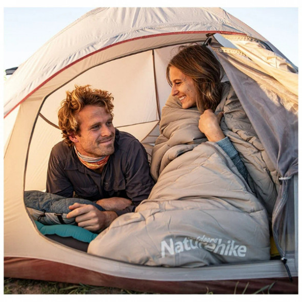 Спальный мешок Naturehike Envelope M180 (левый), зелёный в Тамбове