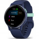 Умные часы Garmin Vivoactive 5, синие с металлически-синим безелем и силиконовым ремешком 010-02862-12 в Тамбове
