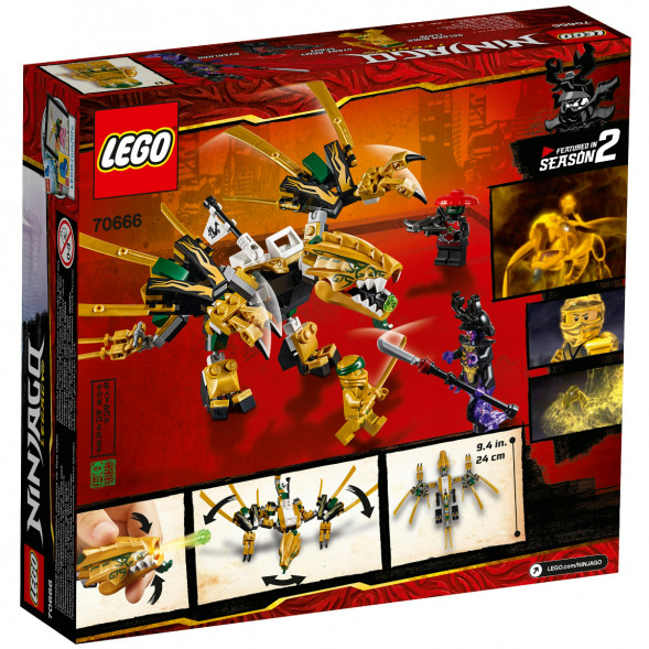 Конструктор LEGO Ninjago 70666 Золотой Дракон в Тамбове