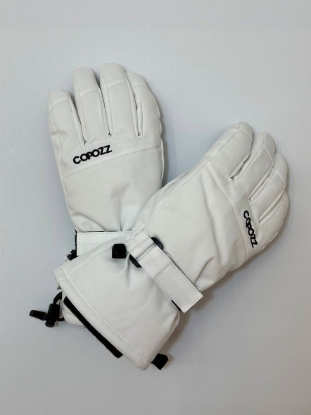 Перчатки горнолыжные сноубордические Copozz (белый, L) в Тамбове