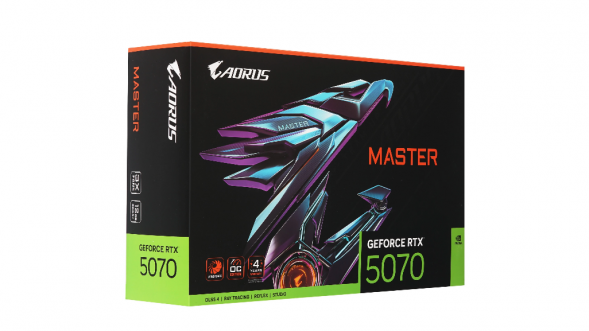 Видеокарта Gigabyte GeForce RTX 5070 AORUS MASTER, 12 ГБ GDDR7 в Тамбове
