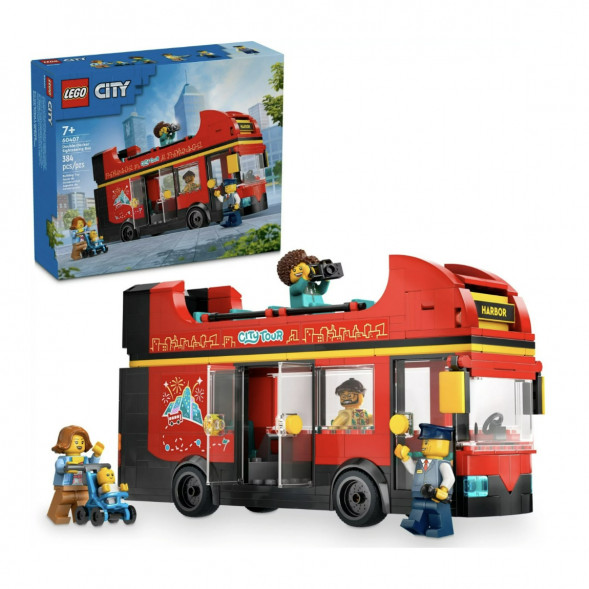 Конструктор LEGO City 60407 Красный двухэтажный экскурсионный автобус в Тамбове