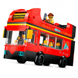 Конструктор LEGO City 60407 Красный двухэтажный экскурсионный автобус