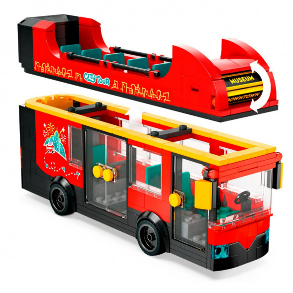Конструктор LEGO City 60407 Красный двухэтажный экскурсионный автобус в Тамбове