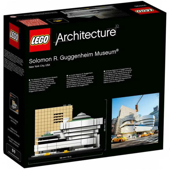 Конструктор LEGO Architecture 21035 Музей Соломона Гуггенхайма в Тамбове