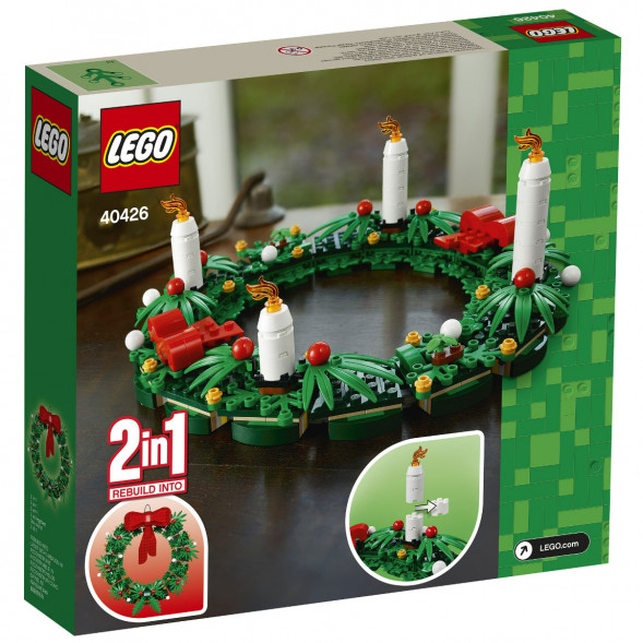 Конструктор LEGO 40426 Сувенирный набор «Рождественский венок» 2 в 1 в Тамбове