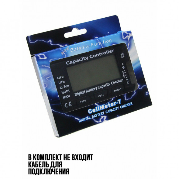 Тестер ёмкости аккумулятора CellMeter-7 с функцией балансировки ячеек в Тамбове