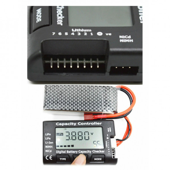 Тестер ёмкости аккумулятора CellMeter-7 с функцией балансировки ячеек в Тамбове