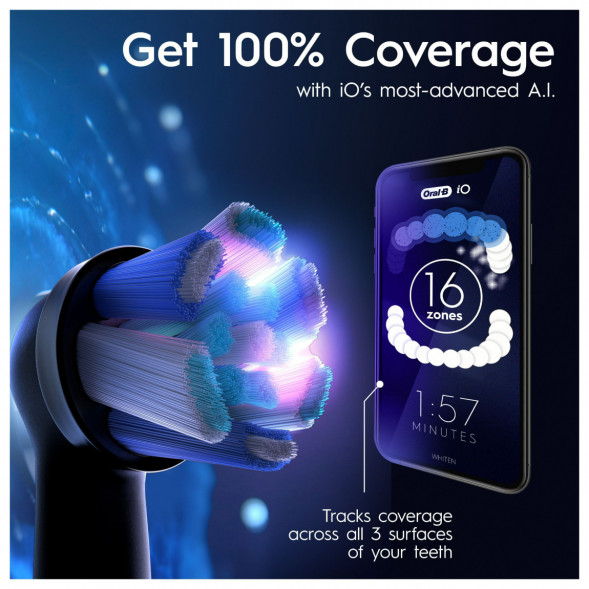 Набор из 2-х электрических зубных щеток Oral-B iO Series 9 Duo, Black Onyx и Rose Quartz в Тамбове