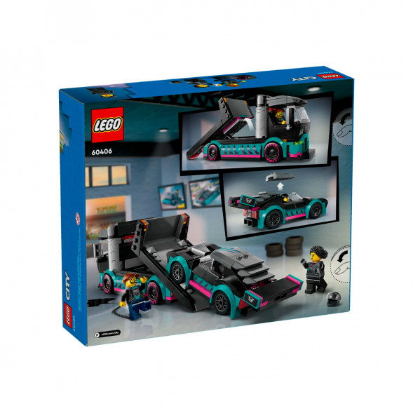 Конструктор LEGO City 60406 Гоночный автомобиль и автовоз в Тамбове