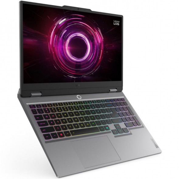 Ноутбук Lenovo LOQ 15AHP10 (83JG003DPB) (15.6&amp;quot;,  IPS, AMD Ryzen 5 220, 6 ядер, 16 ГБ DDR5, SSD 512 ГБ, NVIDIA GeForce RTX 5050 - 8 ГБ, без ОС), серый в Тамбове