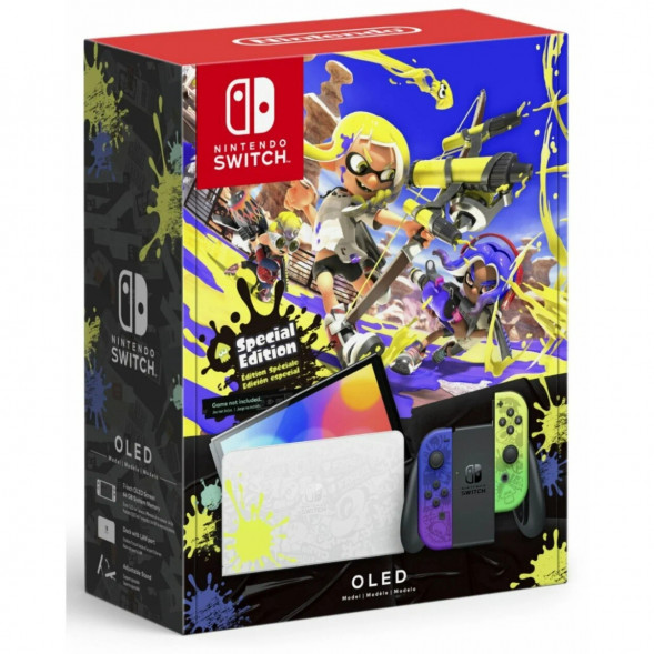 Игровая приставка Nintendo Switch OLED 64 ГБ, Splatoon 3 Edition в Тамбове