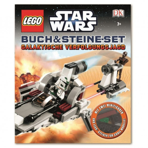 Книга и набор кубиков LEGO Star Wars Buch &amp;amp; Steine-Set: Galaktische Verfolgungsjagd в Тамбове