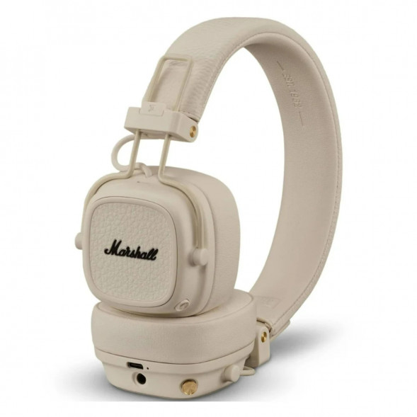 Беспроводные наушники Marshall Major V, кремовый в Тамбове