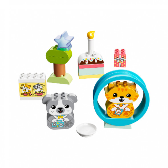 Конструктор LEGO DUPLO 10977 Мой первый щенок и котёнок и их звуки в Тамбове