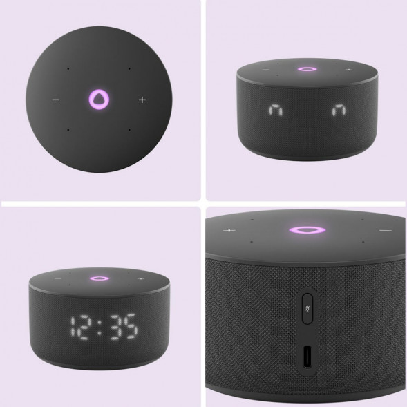 Умная колонка Яндекс Станция Мини 3 c Алисой на YandexGPT, чёрная в Тамбове