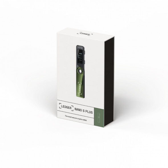 Криптокошелек Ledger Nano S Plus 1 шт., Oxidate Green в Тамбове