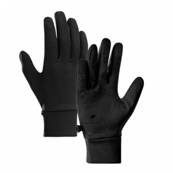 Перчатки сенсорные спортивные Naturehike Outdoor Full Touch GL10 (черный, L) в Тамбове
