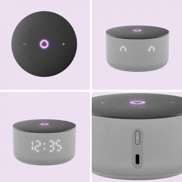 Умная колонка Яндекс Станция Мини 3 c Алисой на YandexGPT, серая в Тамбове