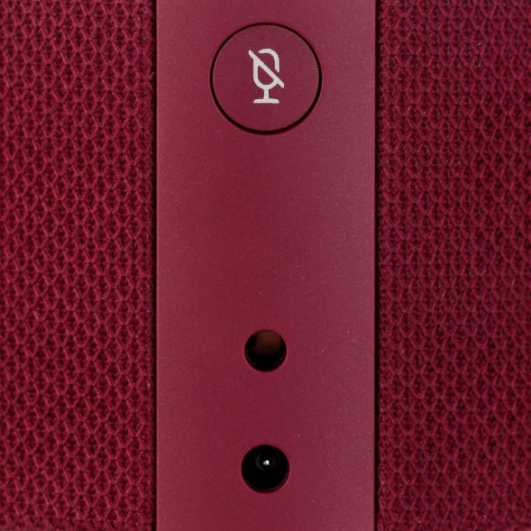 Умная колонка Яндекс Новая Станция Мини (с часами) - умная колонка с Алисой, красный гранат в Тамбове