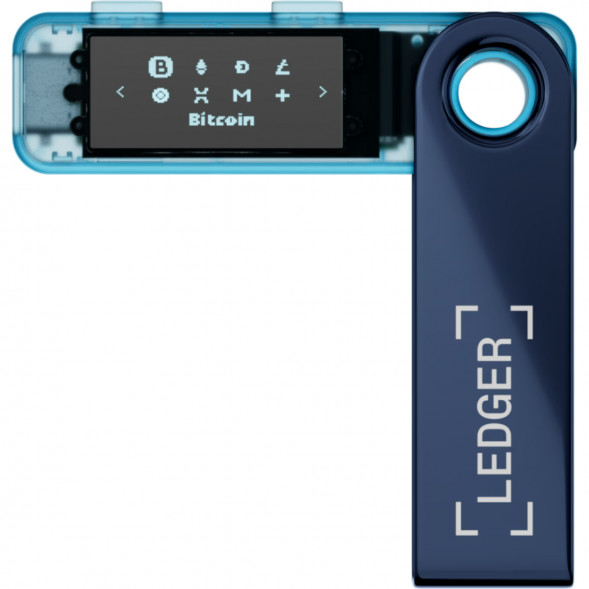 Криптокошелек Ledger Nano S Plus 1 шт., Neptune Blue в Тамбове