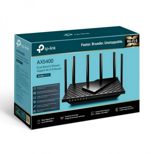 Роутер TP-LINK Archer AX73 (AX5400) в Тамбове