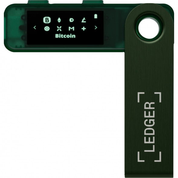 Криптокошелек Ledger Nano S Plus 1 шт., Emerald Green в Тамбове