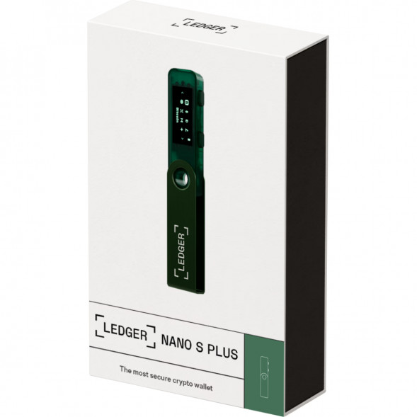 Криптокошелек Ledger Nano S Plus 1 шт., Emerald Green в Тамбове