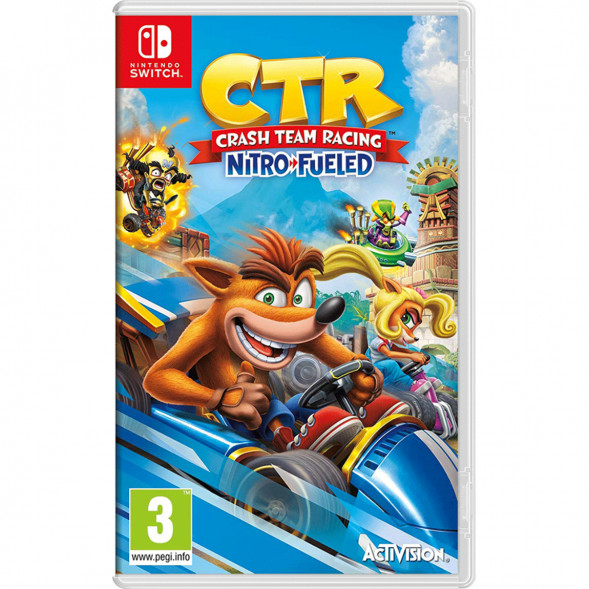 Игра Crash Team Racing Nitro-Fueled для Nintendo Switch, картридж в Тамбове