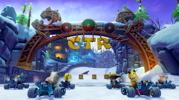 Игра Crash Team Racing Nitro-Fueled для Nintendo Switch, картридж в Тамбове