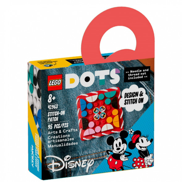 Конструктор LEGO DOTS 41963 Пластина-нашивка с тайлами «Микки и Минни Маус» в Тамбове